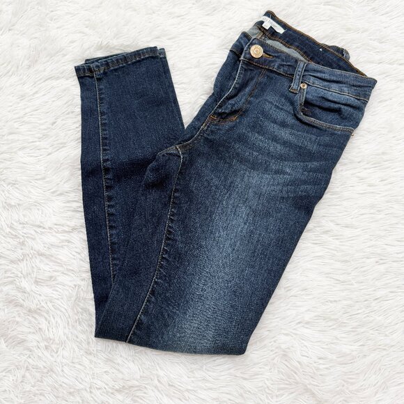 Women STS Blue Ankle Skinny Jeans Medium Rise in Dark Blue Size 27 - Picture 1 of 8